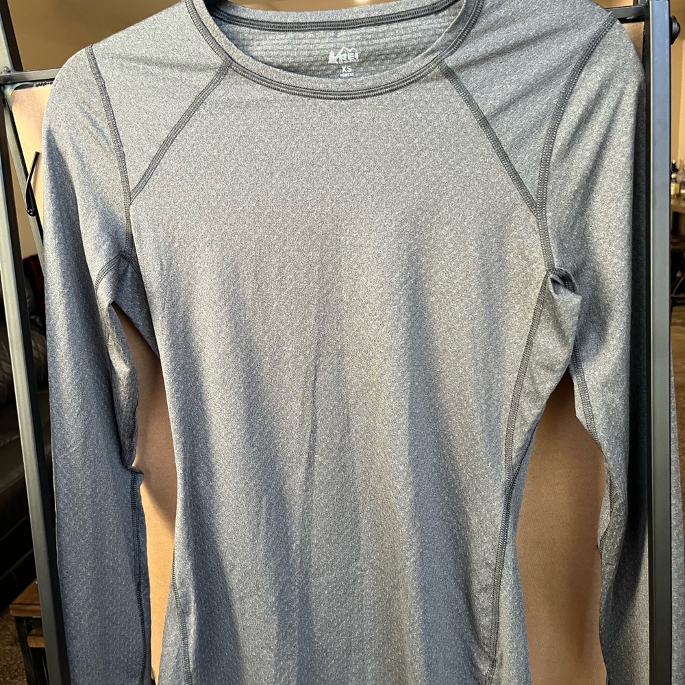REI dark grey long sleeve